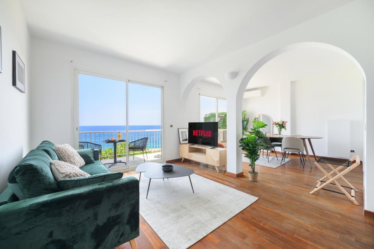 Proche Monaco, Vue Mer Et Acces A La Plage Saint-Antoine  Exterior photo