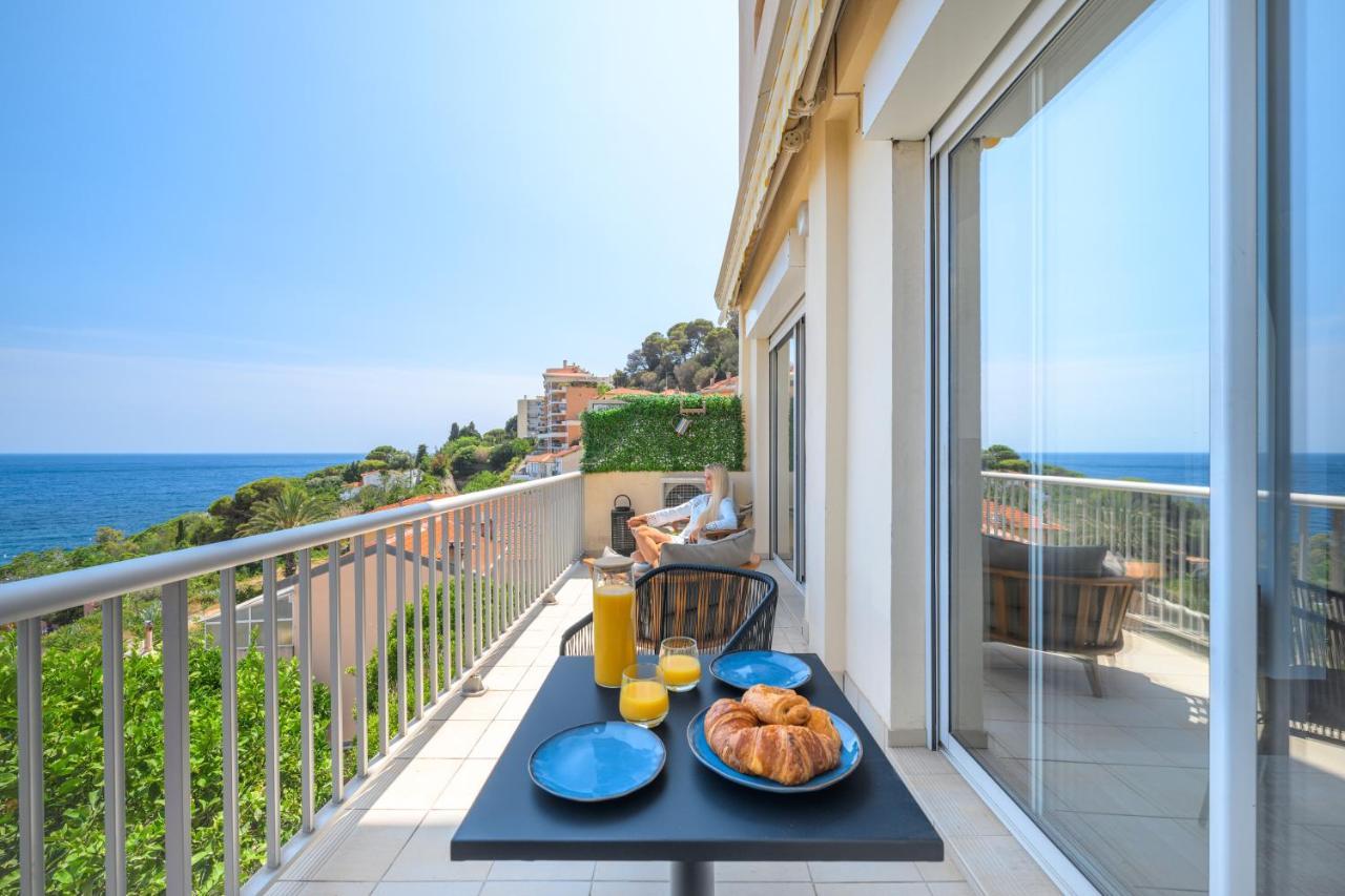 Proche Monaco, Vue Mer Et Acces A La Plage Saint-Antoine  Exterior photo